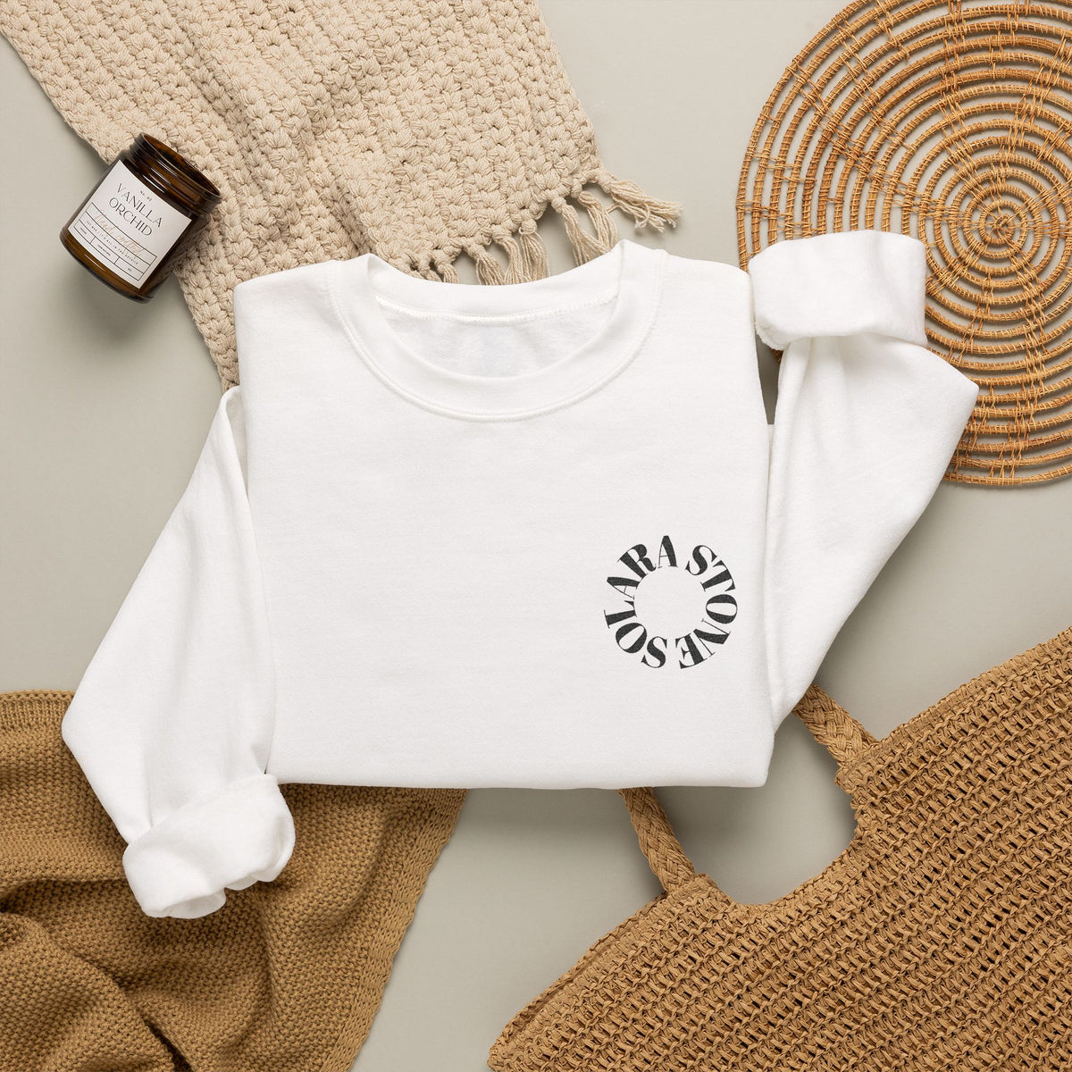 Minimalist SOLARASTONE Crewneck