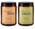 Pumpkin Spice & Banana Bread Fall Candle Duo